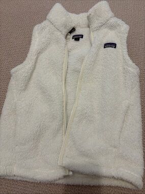 Patagonia Kids Cream Sherpa Vest